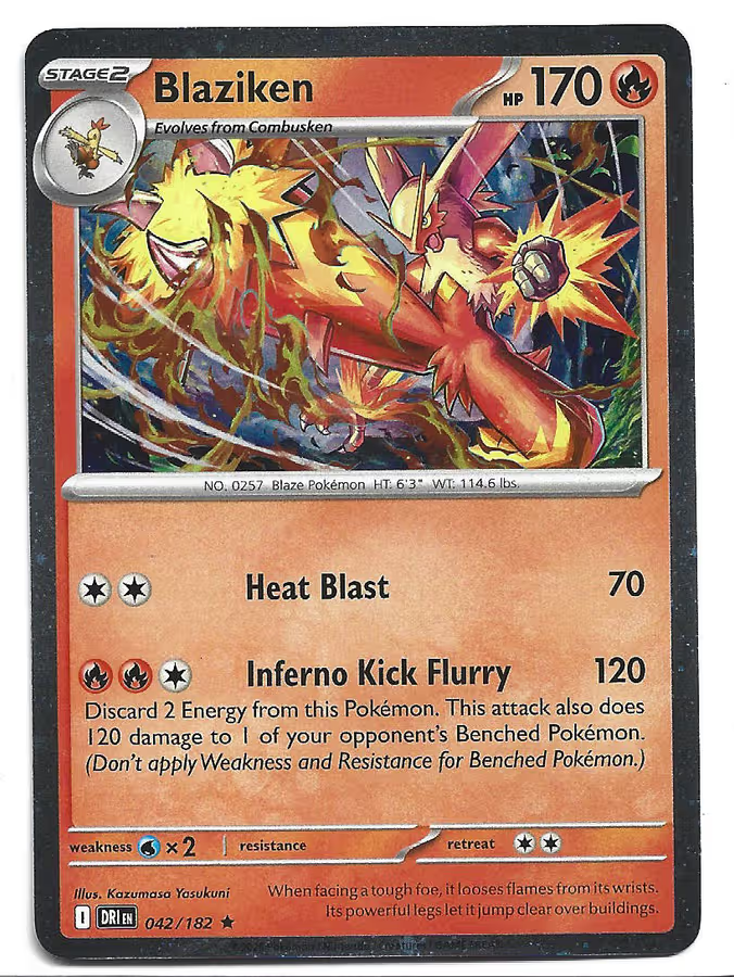 Blaziken (Cosmos Holo) Holo Rare Miscellaneous Cards & Products 042/182 NM