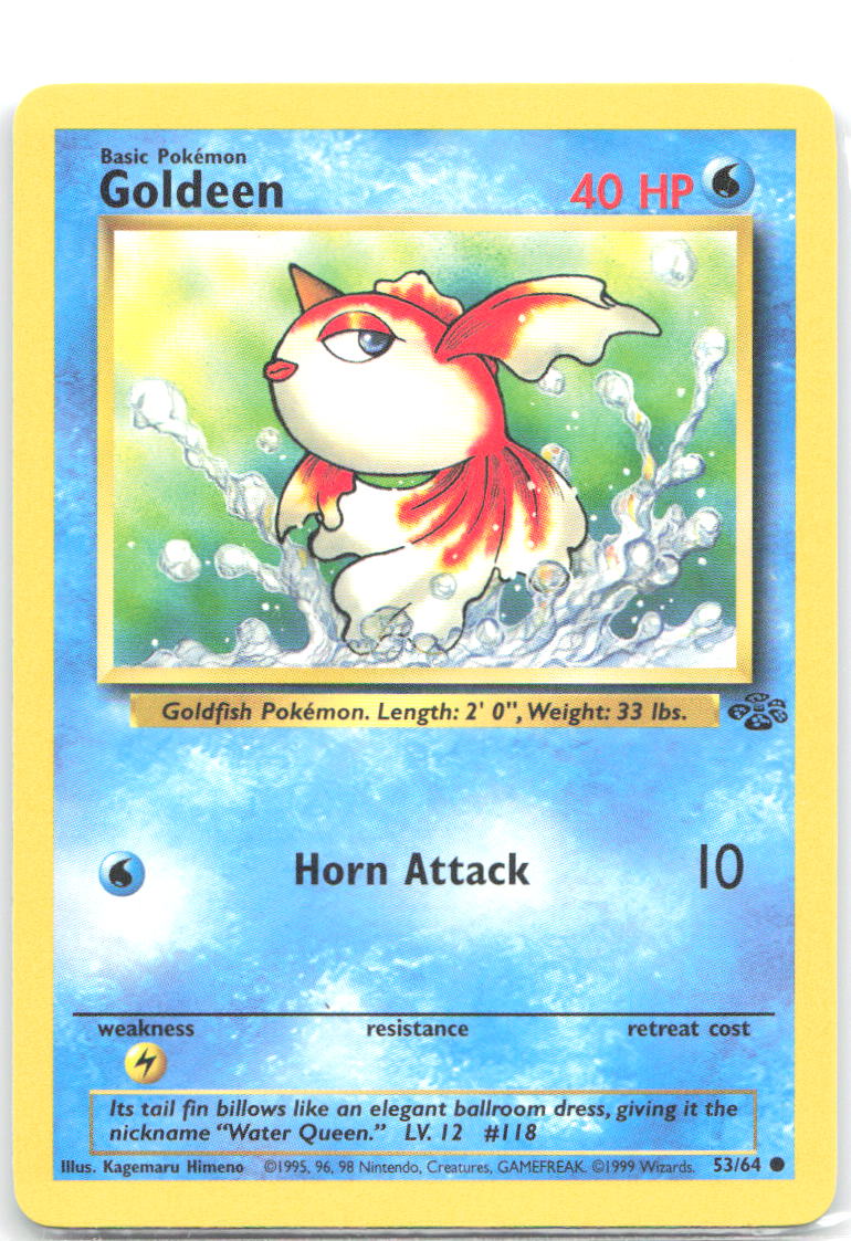 Goldeen Unlimited Common Jungle 53/64 DMG