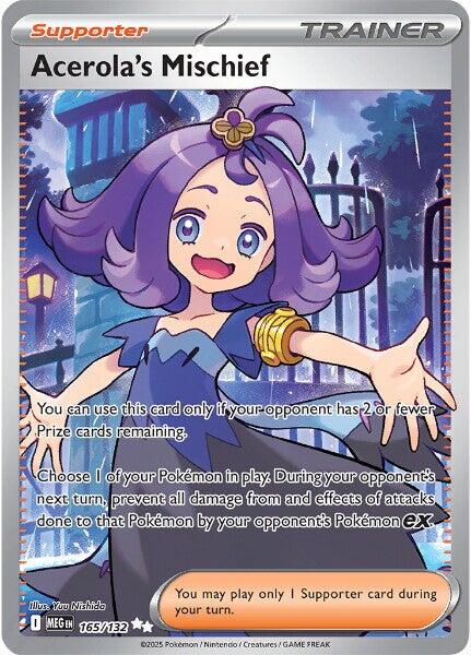 Acerola's Mischief Full Art - Mega Evolution