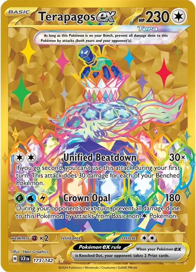 Terapagos EX Golden - Stellar Crown