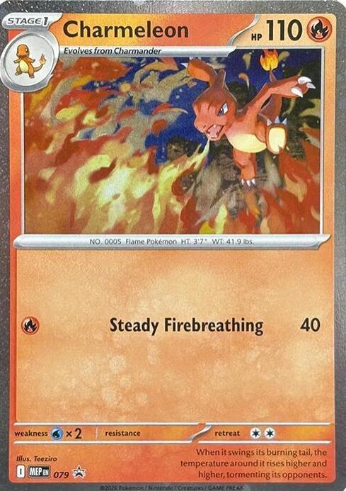 Charmeleon Cosmos Holográfico - Mega Evolution Promo