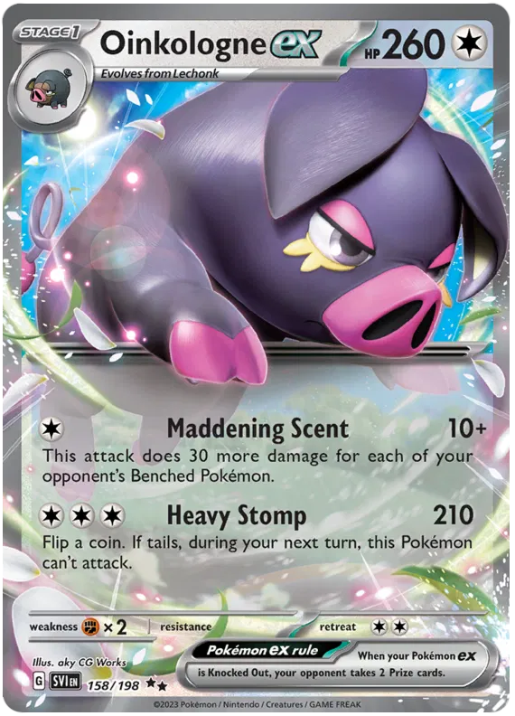 Oinkologne EX - Scarlet & Violet Base Set