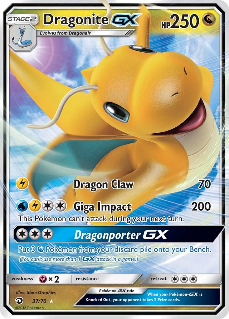 Dragonite GX (LP) - Dragon Majesty