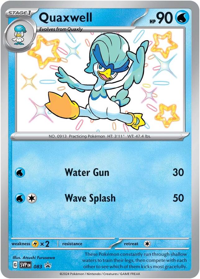 Quaxwell Shiny - Scarlet & Violet Promo