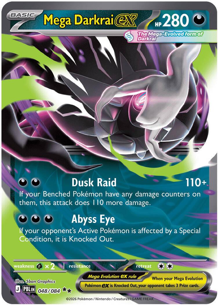 Mega Darkrai EX - Pitch Black