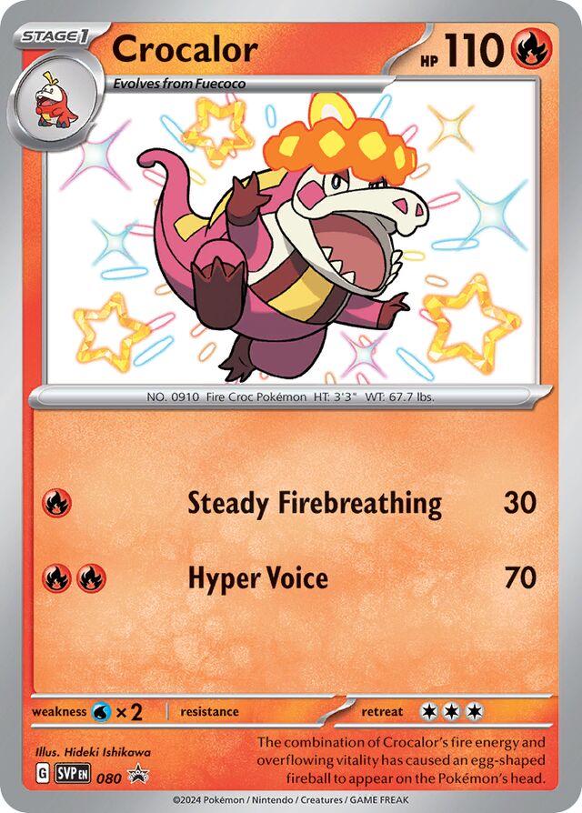 Crocalor Shiny - Scarlet & Violet Promo
