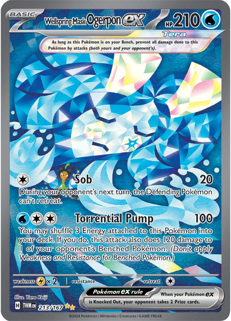 Wellspring Mask Ogerpon Ex Special Illustration (Español) - Mascarada Crepuscular