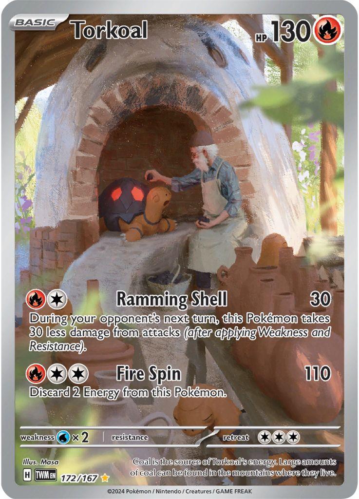Torkoal Illustration (Español) - Mascarada Crepuscular