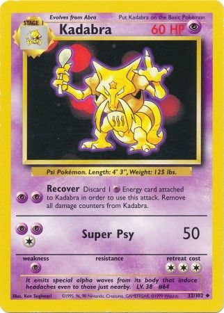 Kadabra Base Set