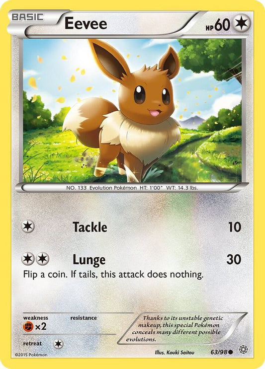 Eevee Common XY - Ancient Origins 63/98 NM