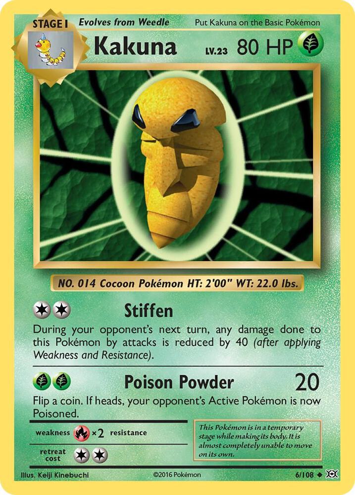 Kakuna Uncommon XY - Evolutions 6/108 LP