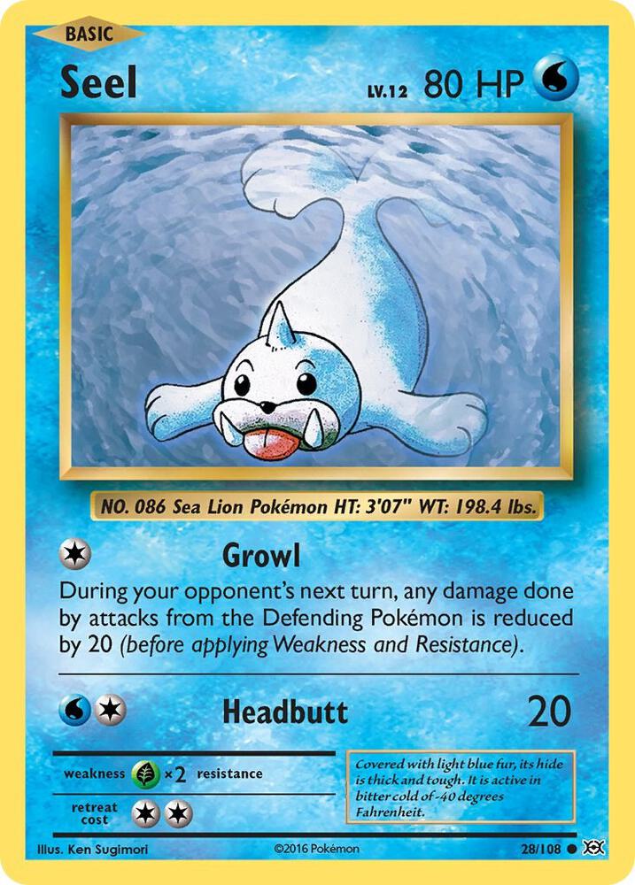 Seel Common XY - Evolutions 28/108 LP