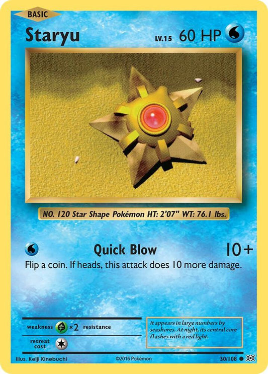 Staryu Common XY - Evolutions 30/108 LP