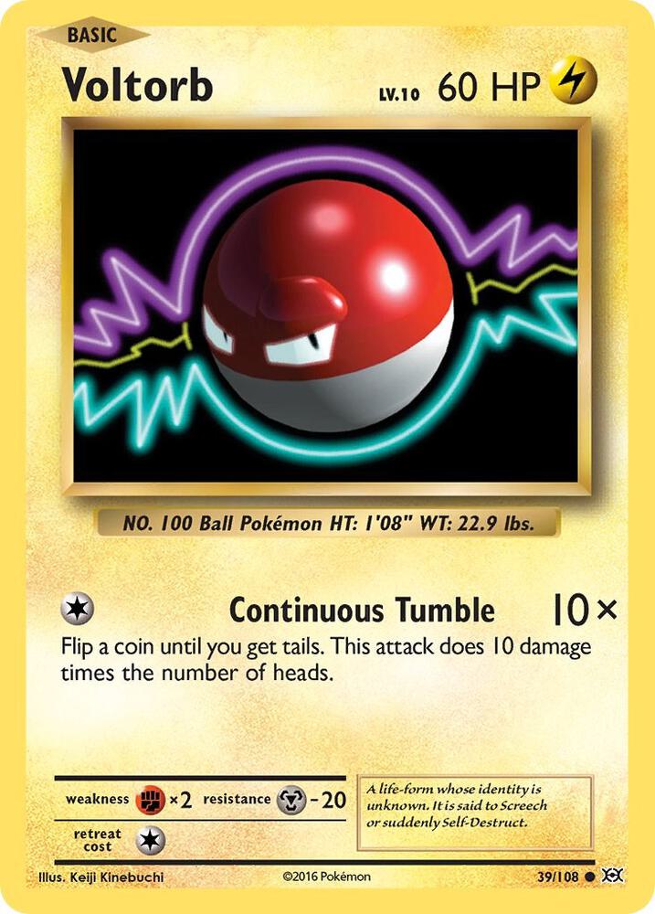 Voltorb Common XY - Evolutions 39/108 HP