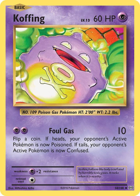 Koffing Uncommon XY - Evolutions 50/108 LP