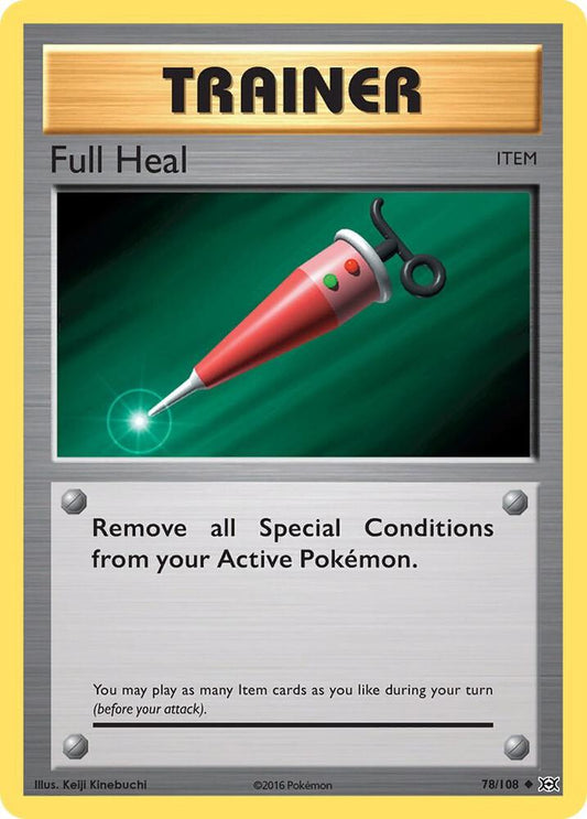 Full Heal Uncommon XY - Evolutions 78/108 NM
