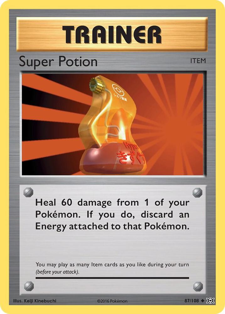 Super Potion Uncommon XY - Evolutions 87/108 LP