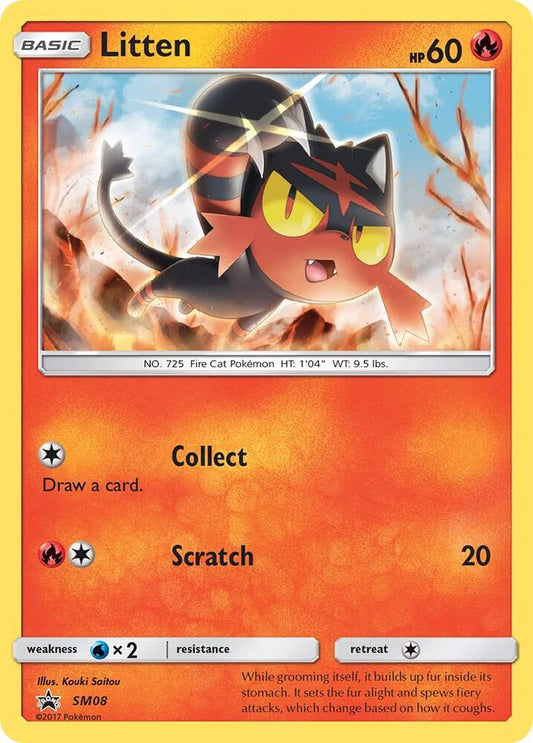 Litten Holo Promo SM Promos SM08 LP