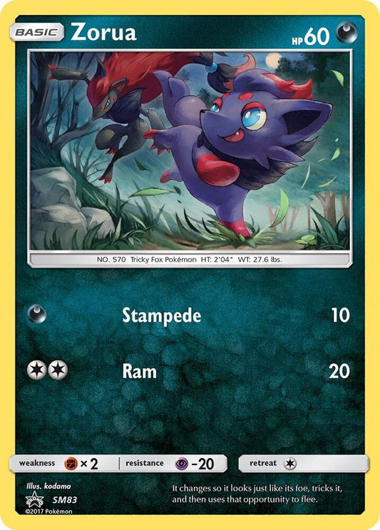 Zorua Holo Promo SM Promos SM83 NM