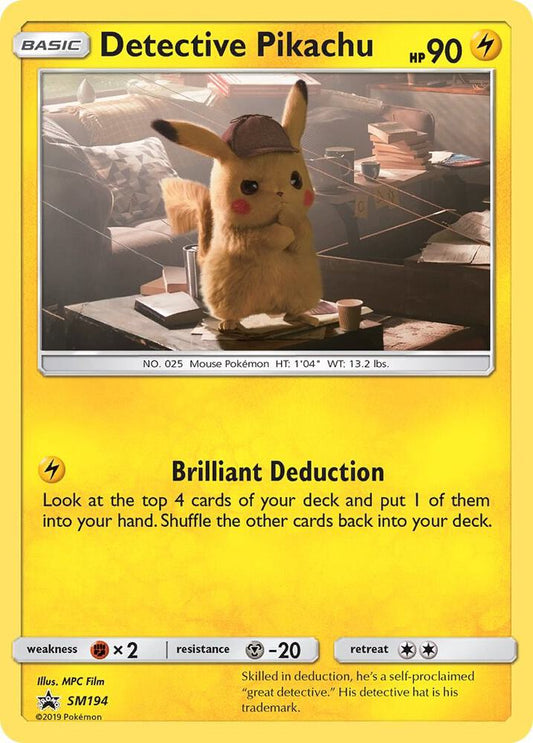 Detective Pikachu Holo Promo SM Promos SM194 NM