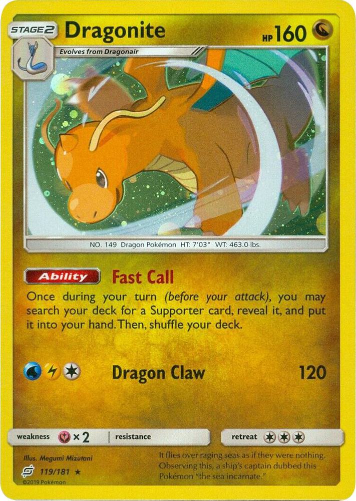 Dragonite (Cosmos Holo) Holo Promo Miscellaneous Cards & Products 119/181 LP