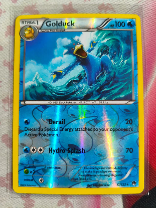 Golduck Reverse Holo Rare XY - BREAKpoint 17/122 NM