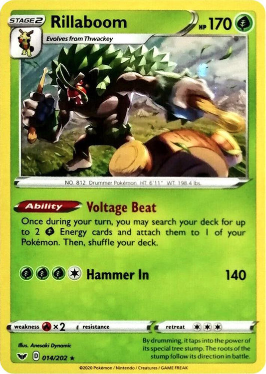 Rillaboom (Cosmos Holo) Holo Promo Miscellaneous Cards & Products 014/202 LP
