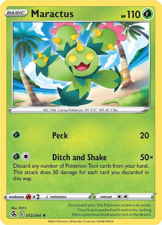 Maractus Rare SWSH08: Fusion Strike 012/264 NM