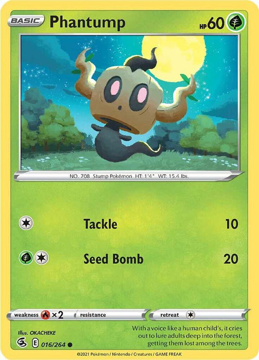 Phantump Common SWSH08: Fusion Strike 016/264 NM