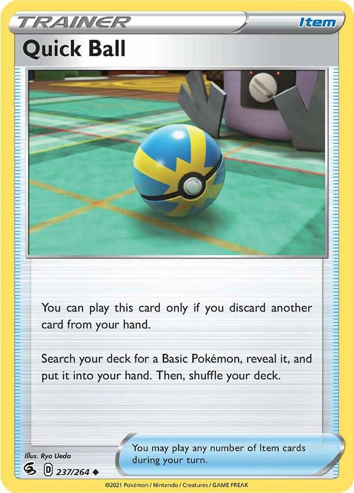 Quick Ball Uncommon SWSH08: Fusion Strike 237/264 NM