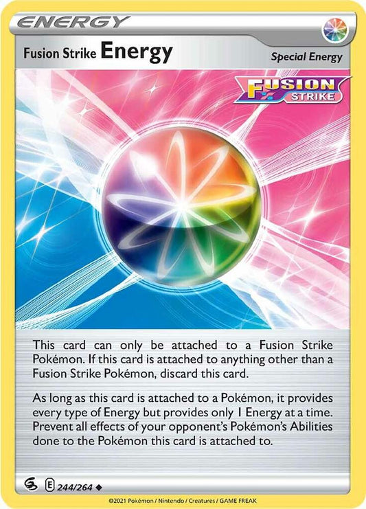 Fusion Strike Energy Uncommon SWSH08: Fusion Strike 244/264 NM