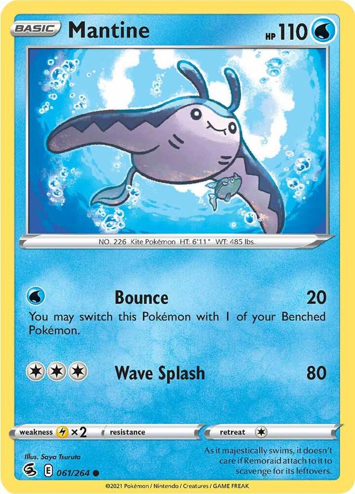 Mantine Common SWSH08: Fusion Strike 061/264 NM