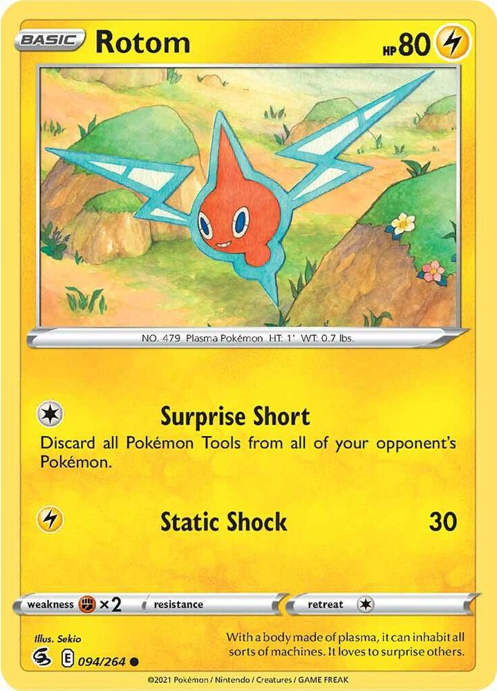 Rotom Common SWSH08: Fusion Strike 094/264 NM