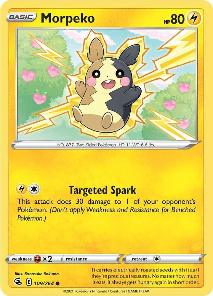 Morpeko (109) Common SWSH08: Fusion Strike 109/264 NM