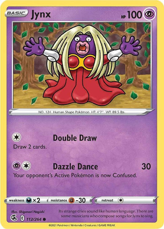 Jynx Common SWSH08: Fusion Strike 112/264 NM