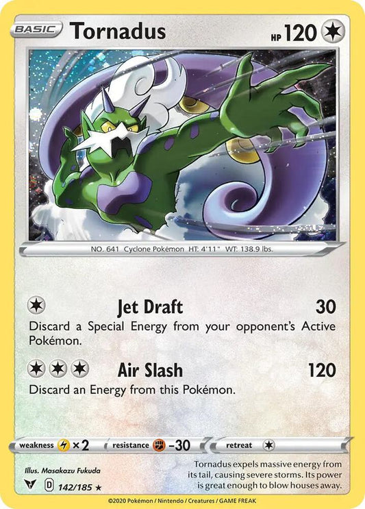 Tornadus (Cosmos Holo) Holo Promo Blister Exclusives 142/185 NM