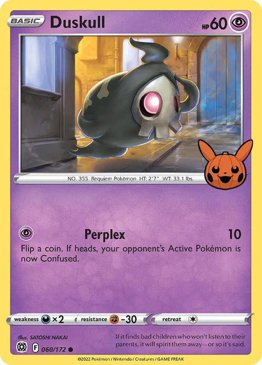 Duskull Promo Trick or Trade BOOster Bundle 060/172 NM