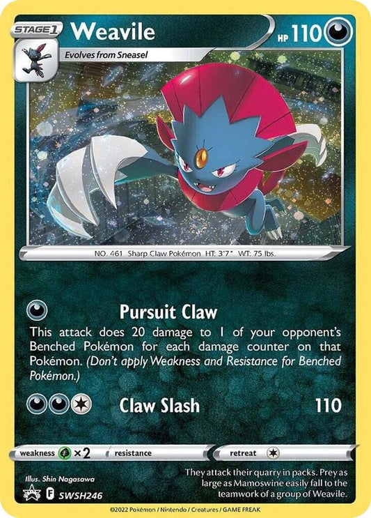Weavile (Cosmos Holo) Holo Promo SWSH: Sword & Shield Promo Cards SWSH246 NM