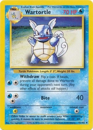 Wartortle Base Set