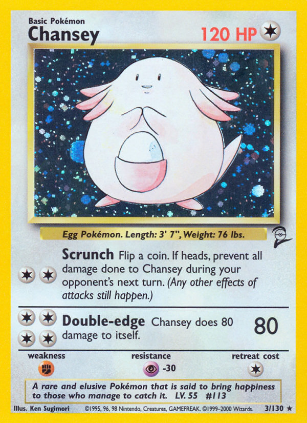 Chansey Base Set 2