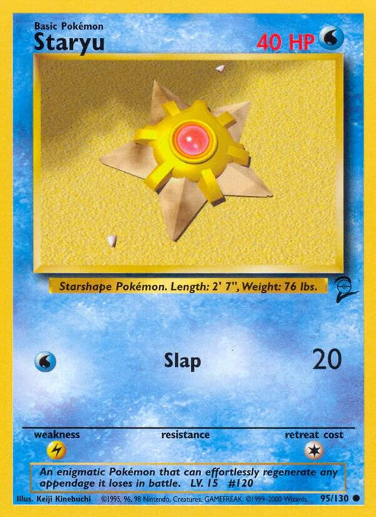 Staryu Common Base Set 2 095/130 LP