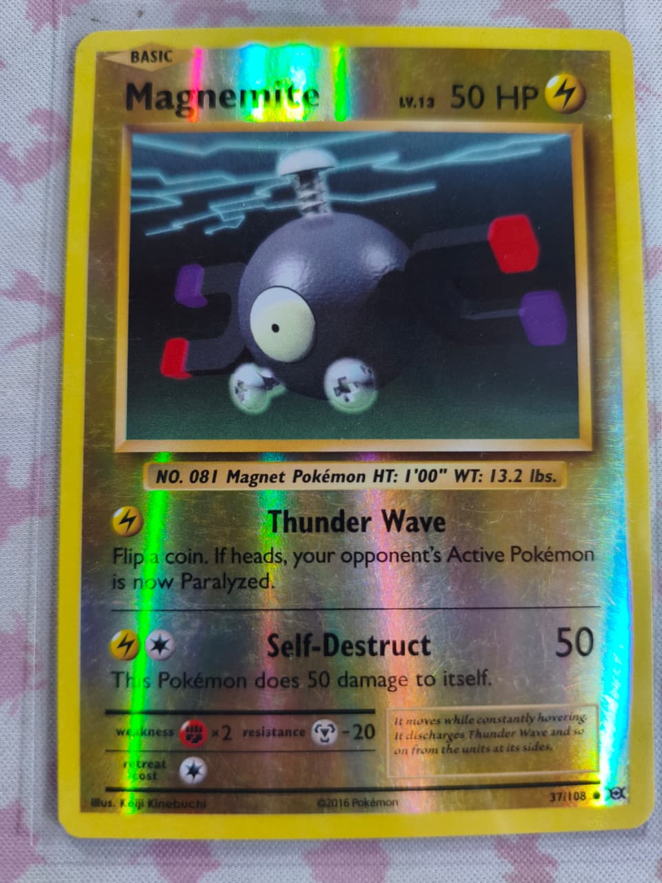 Magnemite Reverse Holo Common XY - Evolutions 37/108 NM