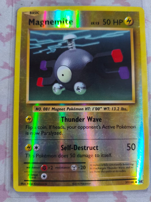 Magnemite Reverse Holo Common XY - Evolutions 37/108 NM