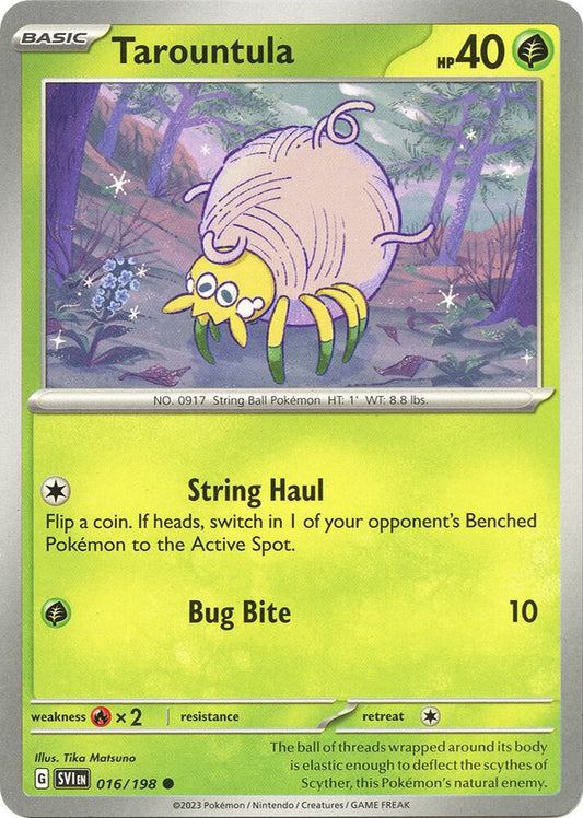 Tarountula - 016/198 Common SV01: Scarlet & Violet Base Set 016/198 NM
