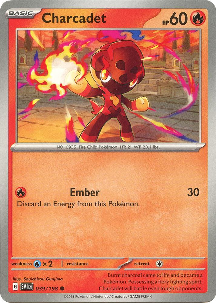Charcadet - 039/198 Reverse Holo Common SV01: Scarlet & Violet Base Set 039/198 NM
