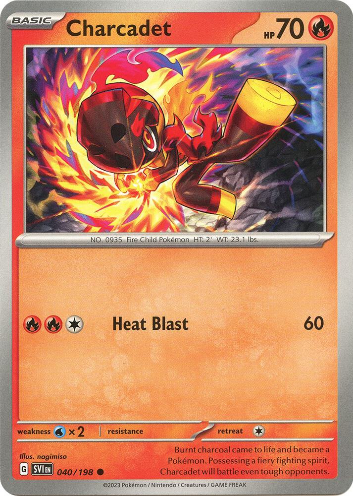 Charcadet - 040/198 Reverse Holo Common SV01: Scarlet & Violet Base Set 040/198 NM