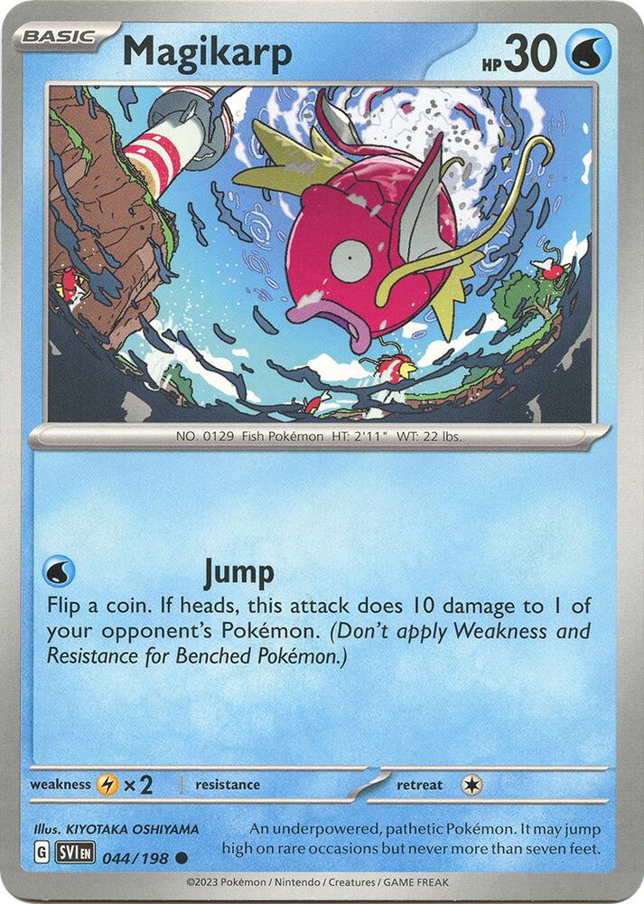 Magikarp Reverse Holo Common SV01: Scarlet & Violet Base Set 044/198 NM