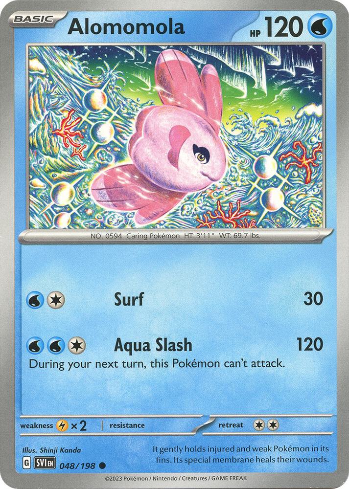 Alomomola Common SV01: Scarlet & Violet Base Set 048/198 NM