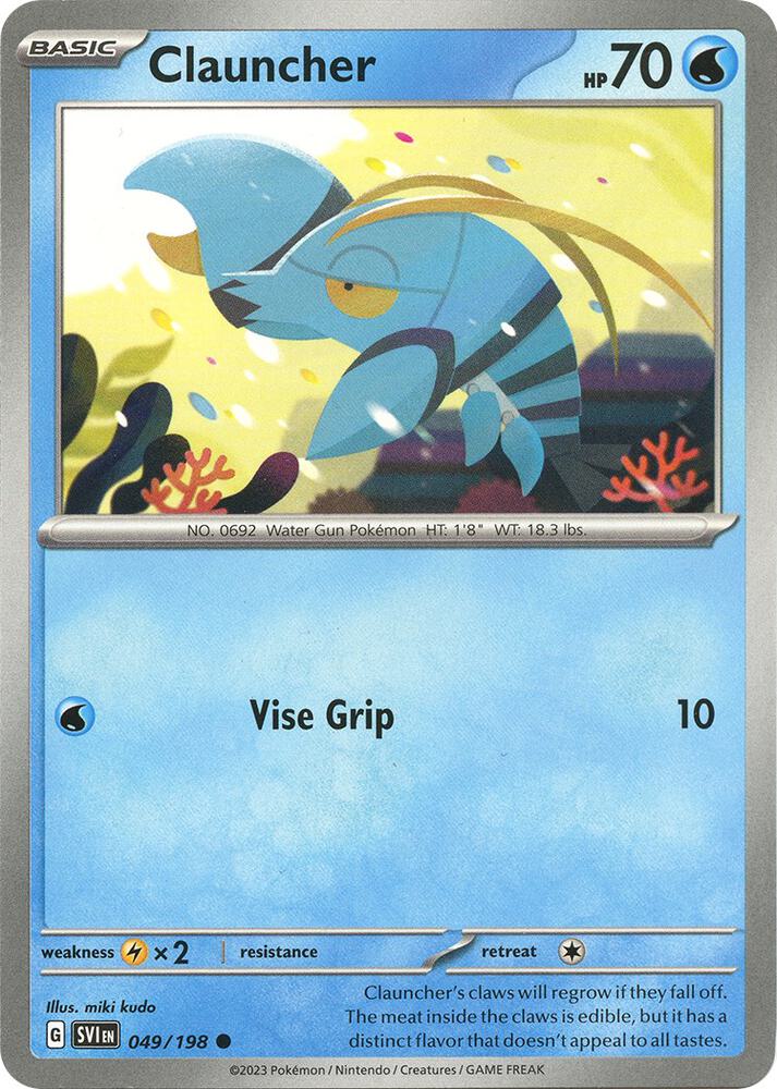 Clauncher - 049/198 Common SV01: Scarlet & Violet Base Set 049/198 NM