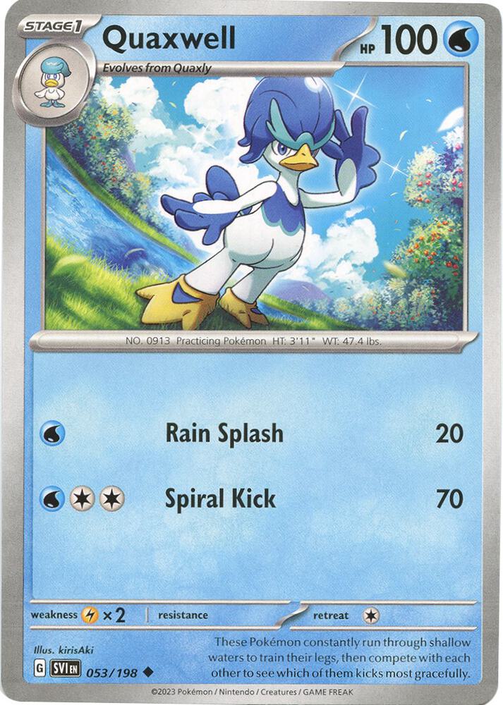 Quaxwell Uncommon SV01: Scarlet & Violet Base Set 053/198 NM